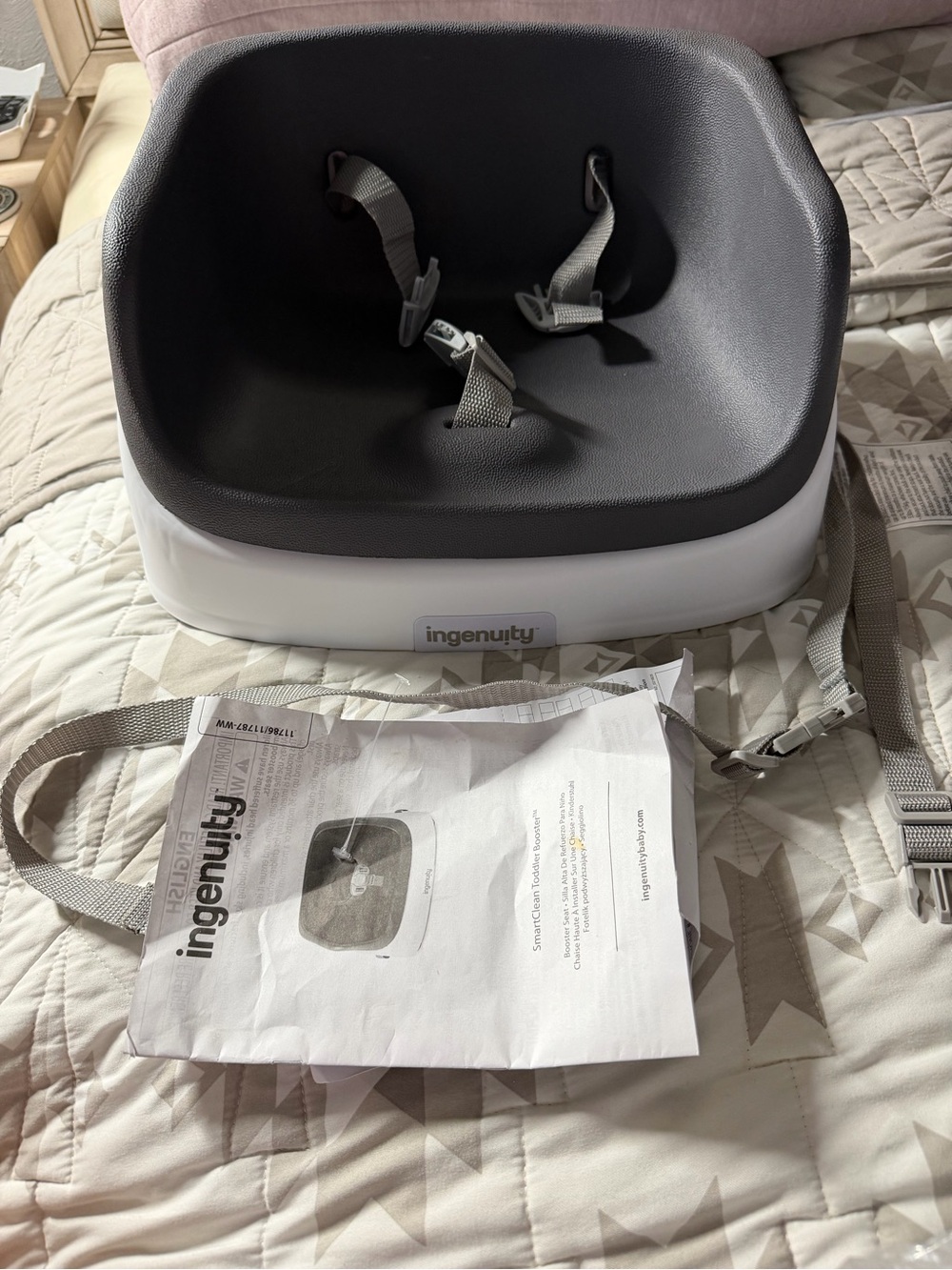 New Ingenuity SmartClean Toddler Booster